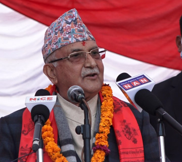 बतासमाथि ओलीको टिप्पणी :  सरकारी संरक्षणमा भएको भ्रष्टाचार ढाकछोप गर्न केपीको ज्वाइँ भनिरहेछन्